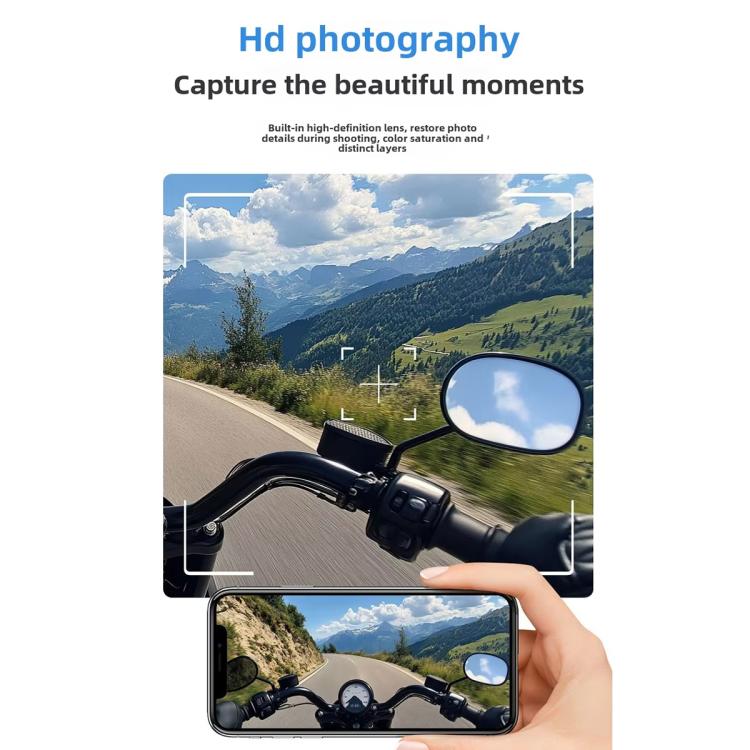 C8Max Motorcycle Intercom Video Helmet Bluetooth Headset HD Video Recorder, Spec: Soft Mic - Motorcycle Walkie Talkie by buy2fix | Online Shopping UK | buy2fix