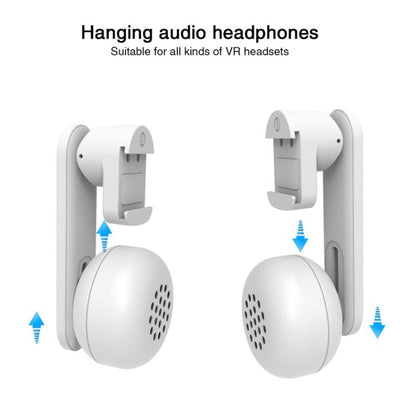 For Meta Quest 2 / 3 Independent Headphones Headband High Sound Speaker VR Accessory(White) - VR Accessories by buy2fix | Online Shopping UK | buy2fix