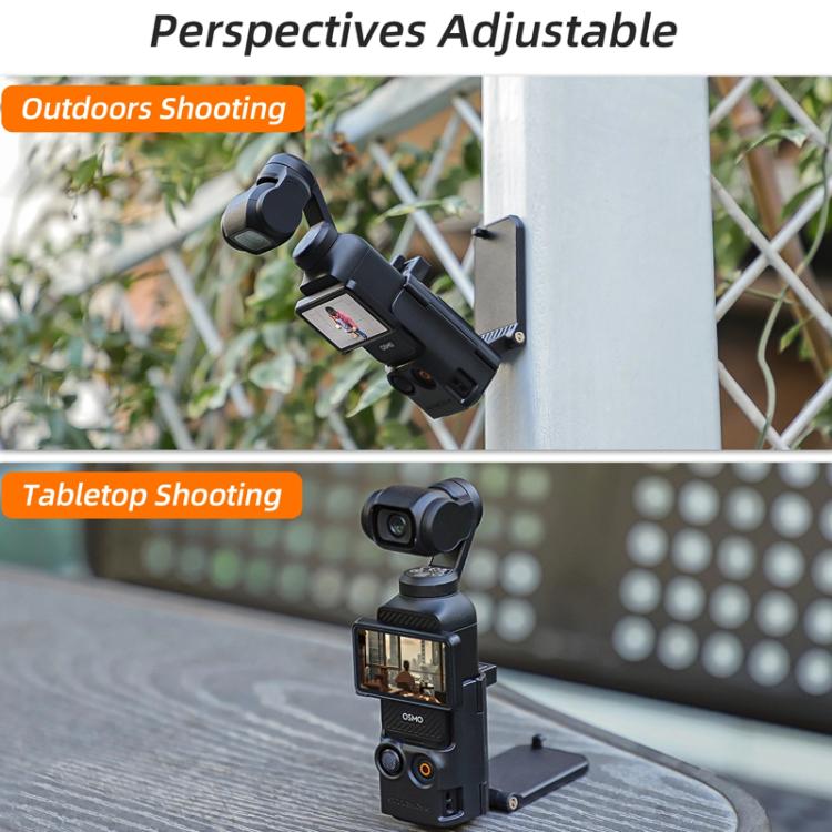 For DJI Osmo Pocket 3 Sunnylife OP3-ZJ761 Magnetic Stand Base Angle Adjustable Multi-functional Desktop Stand Accessories(Black) - Mount & Holder by Sunnylife | Online Shopping UK | buy2fix