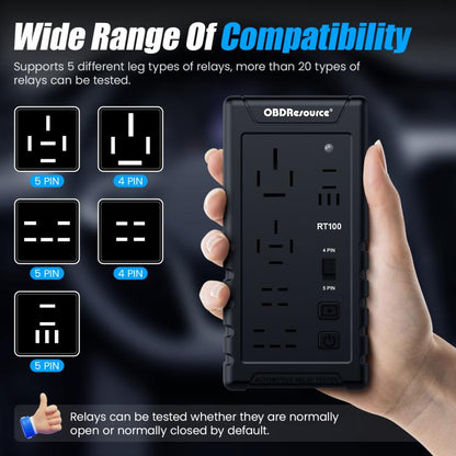 OBDResource 12V Automotive Relay Tester, Model: RT100 - Electronic Test by OBDResource | Online Shopping UK | buy2fix