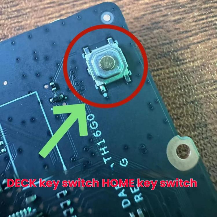 For Steam Deck Palm Buttons HOME Button Flick Switch(HOME Button) - Steam Deck Spare Parts by buy2fix | Online Shopping UK | buy2fix