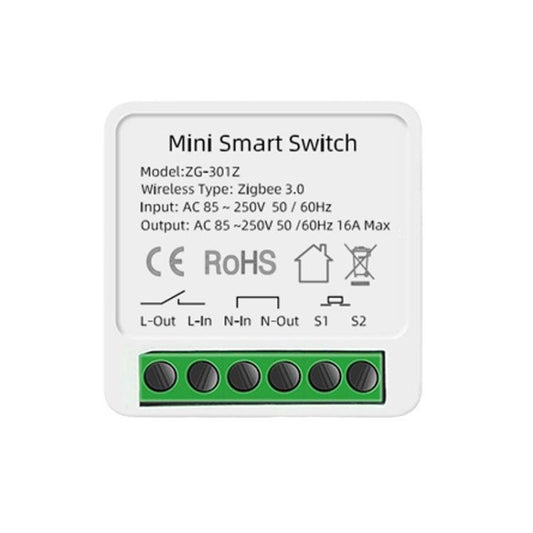 Compatible eWeLink Zigbee 16A Smart Switch DIY Breaker 2 Way Control Voice Control - Smart Switch by buy2fix | Online Shopping UK | buy2fix