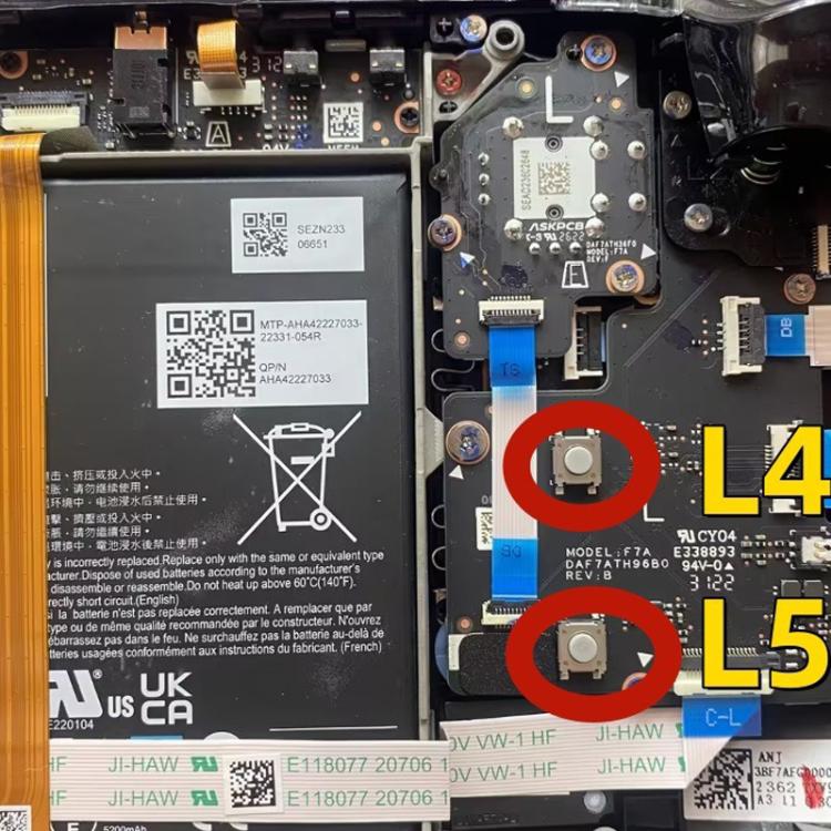 For Steam Deck 10pcs Handheld Button Repair Parts L4 / L5 / R4 / R5 Button - Steam Deck Spare Parts by buy2fix | Online Shopping UK | buy2fix