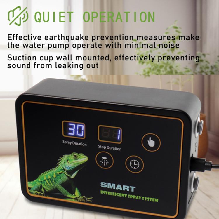 Smart Timer Misting System Kit For Reptile Terrariums Automatic Rainforest Habitat Sprayer UK Plug - Reptile Supplies by buy2fix | Online Shopping UK | buy2fix