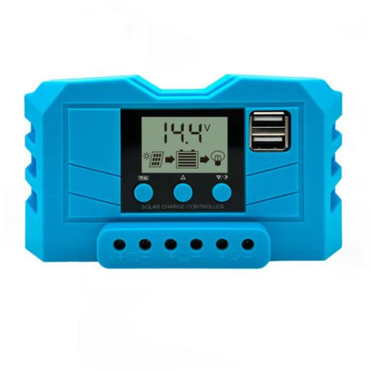 10A 12V 24V Lithium Lead Acid Solar Charge Controller PWM PV Controller With LCD Display
