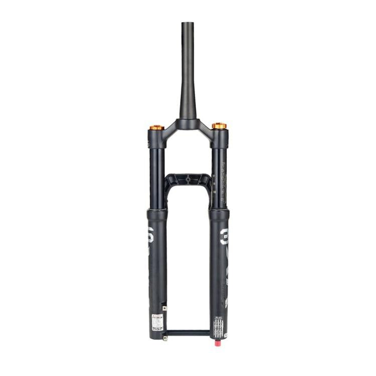 KRSEC XR36 Front Fork Straight Taper Tube Barrel Axle Mountain Bike Wire Damping Forks, Size: 29 inch(Black) - Front Fork by KRSEC | Online Shopping UK | buy2fix