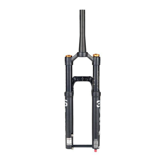 KRSEC XR36 Front Fork Straight Taper Tube Barrel Axle Mountain Bike Wire Damping Forks, Size: 29 inch(Black) - Front Fork by KRSEC | Online Shopping UK | buy2fix