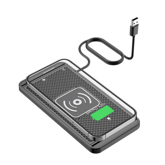 Car Wireless Charger Modified Increase Cuttable Mobile Phone Fast Charging Pad(1m Long Line (USB Port)) - Wireless Charging Pads by buy2fix | Online Shopping UK | buy2fix