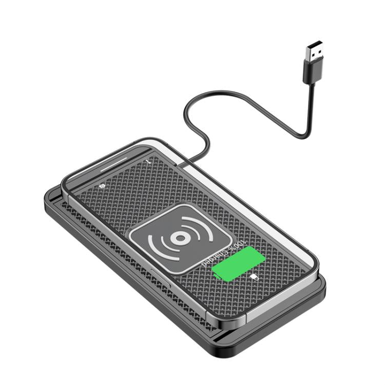 Car Wireless Charger Modified Increase Cuttable Mobile Phone Fast Charging Pad(0.3m Short Line (USB Port)) - Wireless Charging Pads by buy2fix | Online Shopping UK | buy2fix