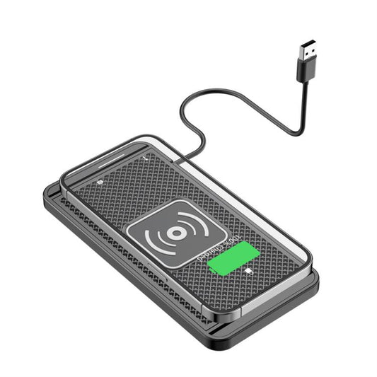 Car Wireless Charger Modified Increase Cuttable Mobile Phone Fast Charging Pad(0.3m Short Line (USB Port)) - Wireless Charging Pads by buy2fix | Online Shopping UK | buy2fix