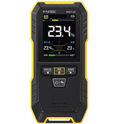 FNIRSI WMT-10 Wood Panel Moisture Tester Wall Surface Humidity Detector - PH & Moisture Meter by FNIRSI | Online Shopping UK | buy2fix