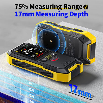 FNIRSI WMT-10 Wood Panel Moisture Tester Wall Surface Humidity Detector - PH & Moisture Meter by FNIRSI | Online Shopping UK | buy2fix