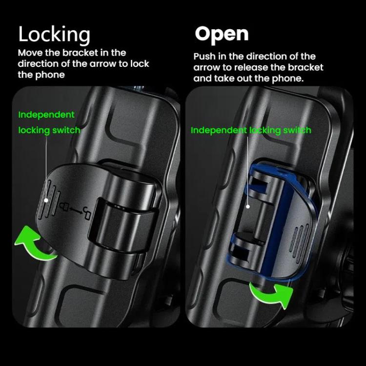 Kewig Motorcycle Bicycle Non-Blocking Mobile Phone Camera Navigation Bracket(M8SP-C2) - Holder by Kewig | Online Shopping UK | buy2fix