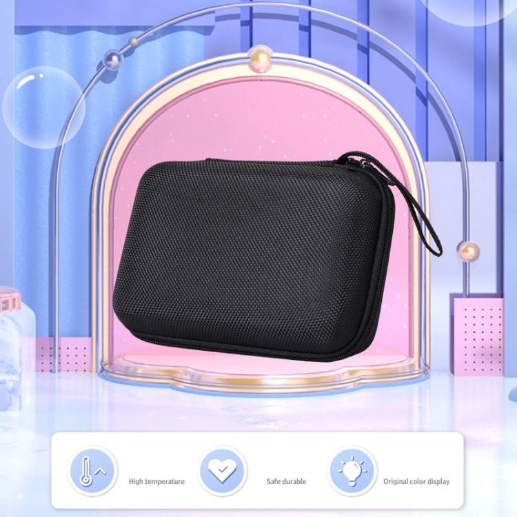 EVA Hard Disk Bag Portable Drop-proof Mobile Power Storage Bag Zipper Toolkit Accessory Storage Case(Black) - Hard Drive Bags & Cases by buy2fix | Online Shopping UK | buy2fix