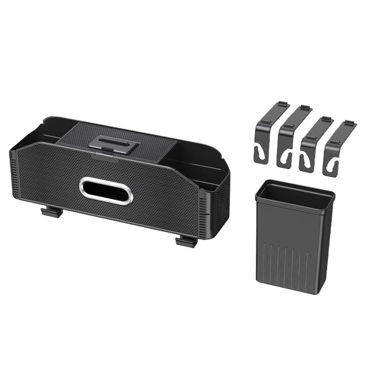 Car Seat Back Multifunctional Storage Box Pouch Phone Holder(Carbon Fiber Pattern) - Stowing Tidying by buy2fix | Online Shopping UK | buy2fix