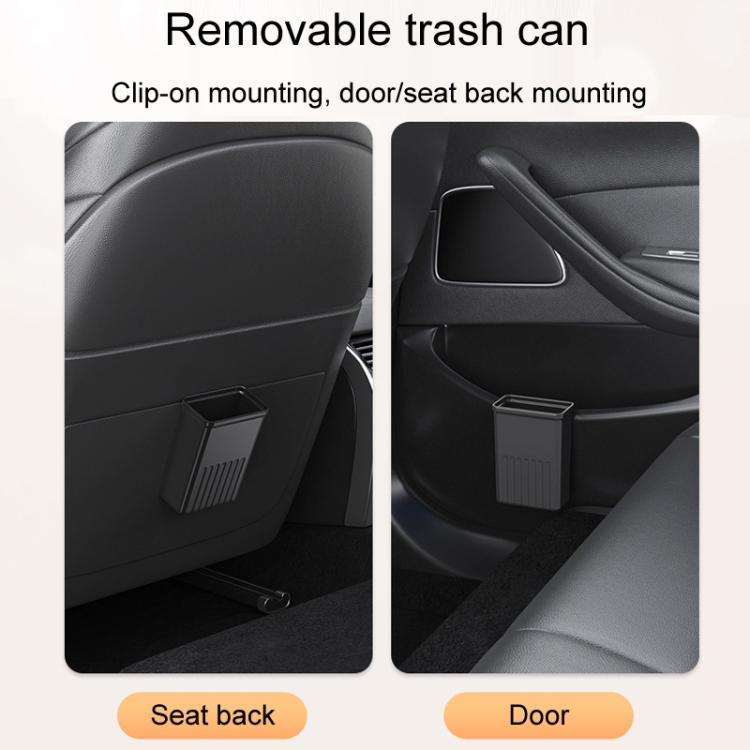 Car Seat Back Multifunctional Storage Box Pouch Phone Holder(Brown Leather) - Stowing Tidying by buy2fix | Online Shopping UK | buy2fix