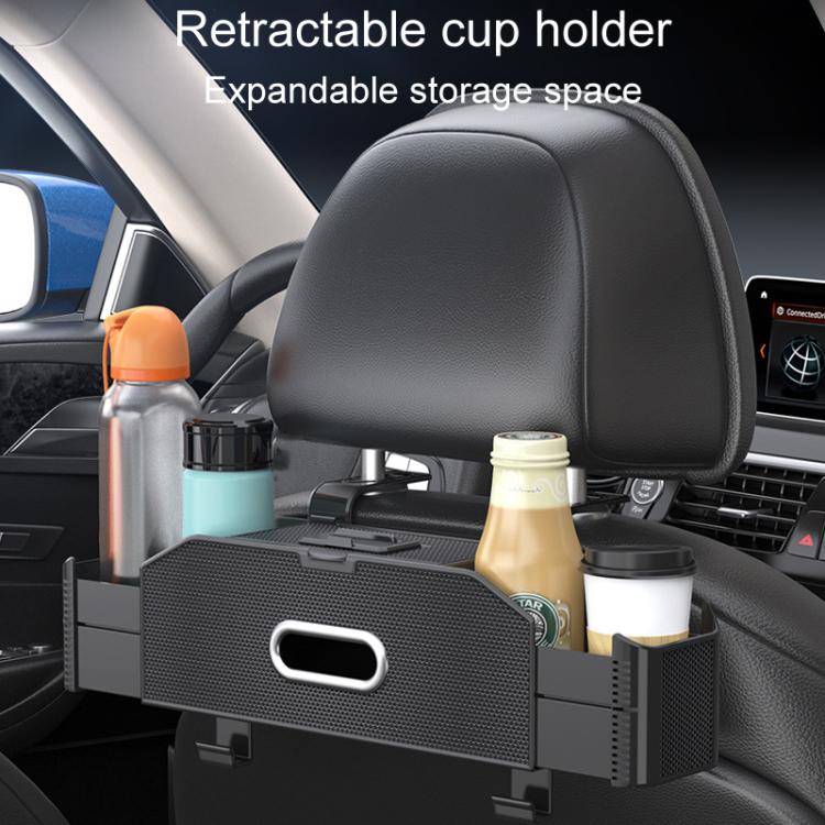 Car Seat Back Multifunctional Storage Box Pouch Phone Holder(Brown Leather) - Stowing Tidying by buy2fix | Online Shopping UK | buy2fix