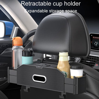 Car Seat Back Multifunctional Storage Box Pouch Phone Holder(Brown Leather) - Stowing Tidying by buy2fix | Online Shopping UK | buy2fix