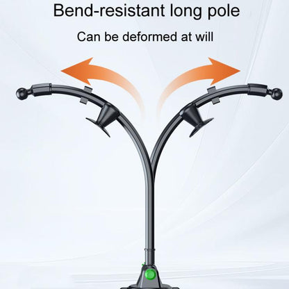 Extended Bendable Hose Car Phone Holder Windshield Dashboard Large Suction Cup Navigation Bracket(Green) - Universal Car Holders by buy2fix | Online Shopping UK | buy2fix