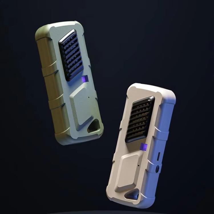 Car Air UVC Deodorizer USB Charging Ozone Purifier(Khaki) - Air Purifier by buy2fix | Online Shopping UK | buy2fix