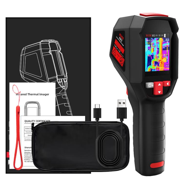 BSIDE HX3 Handheld Infrared Thermal Imager Power Non-Contact Thermometer - Thermostat & Thermometer by BSIDE | Online Shopping UK | buy2fix