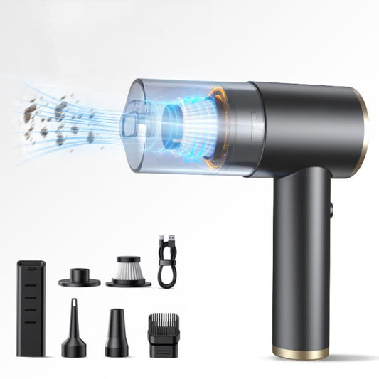 Portable Suction And Blow Extraction All In One Multi-Function Brushed Car Cordless Vacuum Cleaner, Color: Black - Vacuum Cleaner by buy2fix | Online Shopping UK | buy2fix