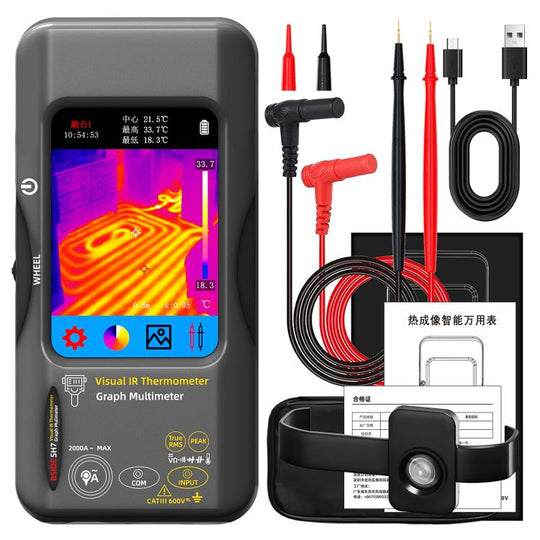 BSIDE SH7 Standard+Macro Lens Thermal Imager Multimeter Handheld Touch Screen High Accuracy Thermometer