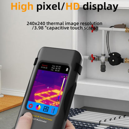 BSIDE SH7 Standard+Macro Lens+Flexible Coil Thermal Imager Multimeter Handheld Touch Screen High Accuracy Thermometer - Thermostat & Thermometer by BSIDE | Online Shopping UK | buy2fix