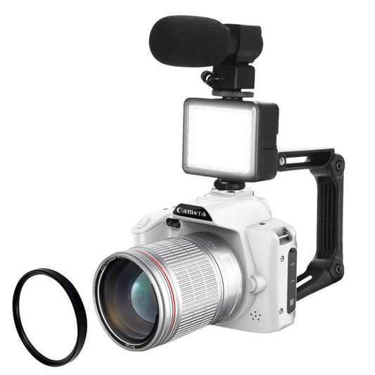 D5 HD WiFi Digital Camera 64MP Dual Camera Night Vision Photography Video DV Standard+Mic+Light+Lens+Bracket - Video Cameras by buy2fix | Online Shopping UK | buy2fix