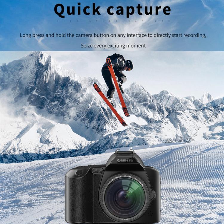 D5 HD WiFi Digital Camera 64MP Dual Camera Night Vision Photography Video DV Standard+Handheld Bracket - Video Cameras by buy2fix | Online Shopping UK | buy2fix