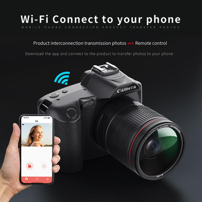 D5 HD WiFi Digital Camera 64MP Dual Camera Night Vision Photography Video DV Standard+Macro Lens - Video Cameras by buy2fix | Online Shopping UK | buy2fix