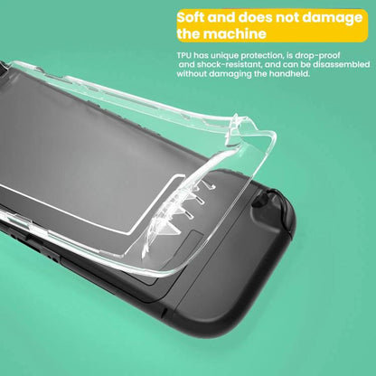 For Nintendo Switch 2 TPU Transparent One-piece Case Anti-Slip Full-Body Protective Cover - Cases by buy2fix | Online Shopping UK | buy2fix