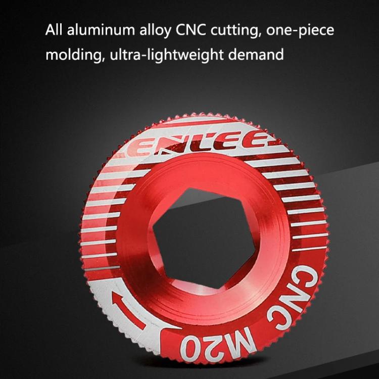 ENLEE Aluminum Bicycle Crank Cover Crank Screws, Color: M18 Red - Screws by ENLEE | Online Shopping UK | buy2fix