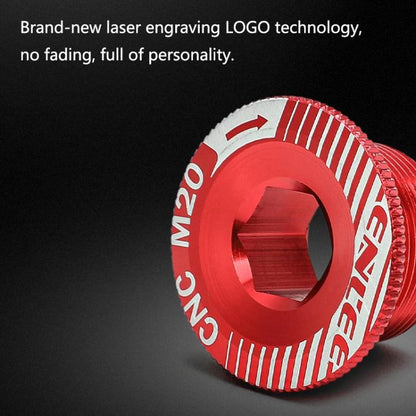 ENLEE Aluminum Bicycle Crank Cover Crank Screws, Color: M18 Red - Screws by ENLEE | Online Shopping UK | buy2fix