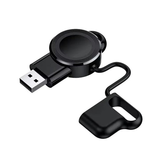 For Apple Watch 1/2/3/4/5/6/7/8/9/10/SE Magnetic Wireless Charger Mini Portable Smart Charger(Black) - Charger / Holder by buy2fix | Online Shopping UK | buy2fix