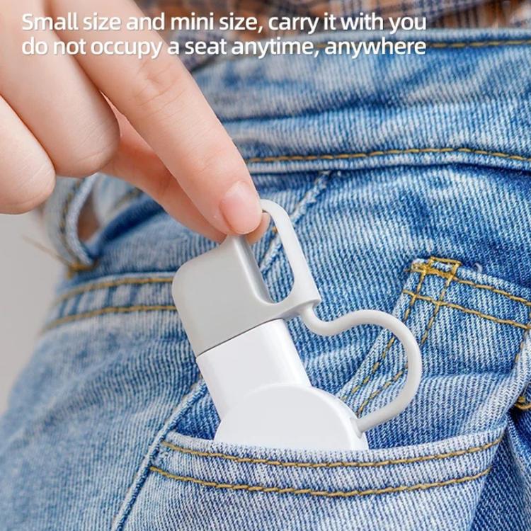 For Apple Watch 1/2/3/4/5/6/7/8/9/10/SE Magnetic Wireless Charger Mini Portable Smart Charger(White) - Charger / Holder by buy2fix | Online Shopping UK | buy2fix