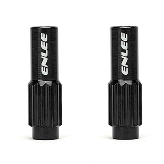 ENLEE Mountain Road Bicycle Shift Center Trim Screws 4mm Cable Brake Cable Adjustment Screw(Black)