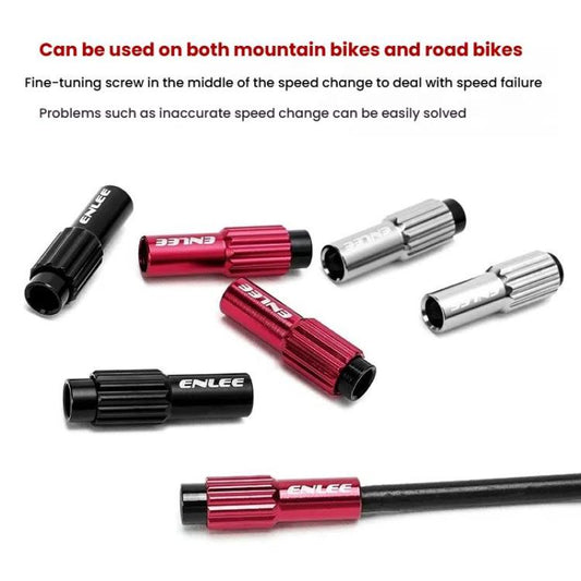 ENLEE Mountain Road Bicycle Shift Center Trim Screws 4mm Cable Brake Cable Adjustment Screw(Titanium Color) - Screws by ENLEE | Online Shopping UK | buy2fix