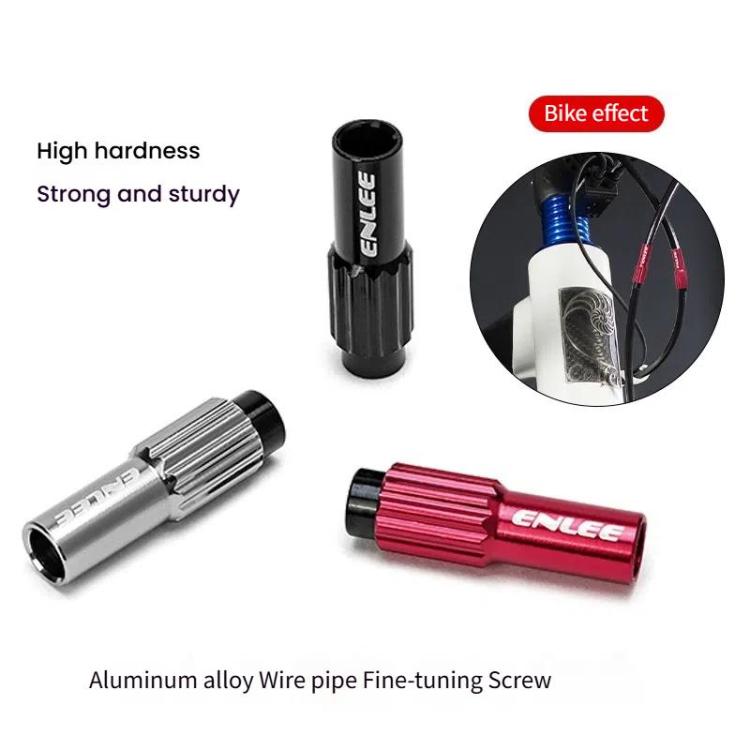 ENLEE Mountain Road Bicycle Shift Center Trim Screws 4mm Cable Brake Cable Adjustment Screw(Black) - Screws by ENLEE | Online Shopping UK | buy2fix