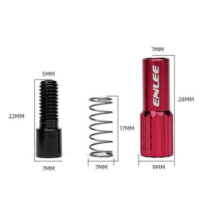 ENLEE Mountain Road Bicycle Shift Center Trim Screws 4mm Cable Brake Cable Adjustment Screw(Black) - Screws by ENLEE | Online Shopping UK | buy2fix
