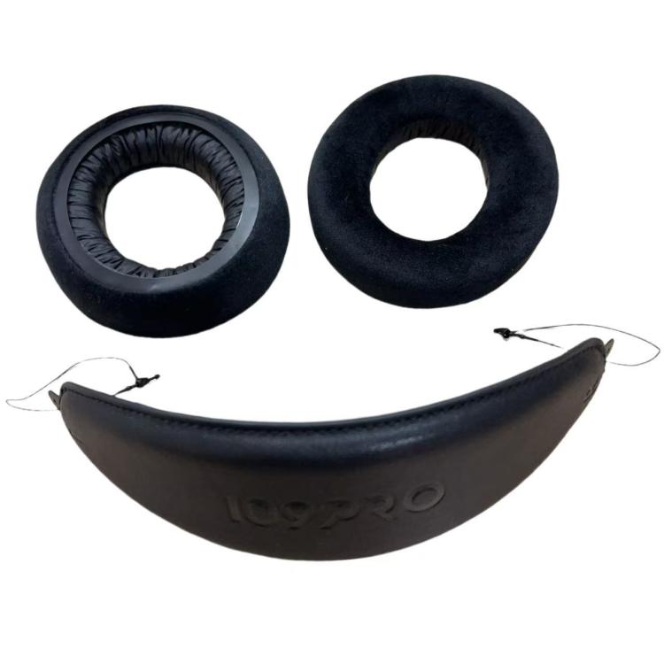 1pair Velvet Cloth Ear Pads For Meze Audio 109 PRO Headphone Replacement Parts - Earmuff & Pad by buy2fix | Online Shopping UK | buy2fix