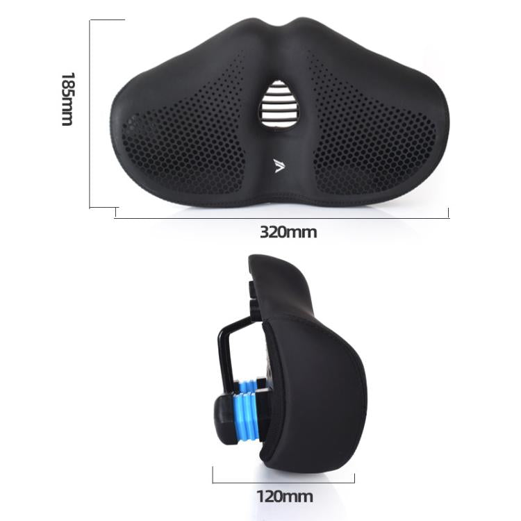 FMFXTRA Thickened Bicycle Saddle Mountain Bike Shaped Saddle, Color: Black - Bicycle Saddle by FMFXTRA | Online Shopping UK | buy2fix