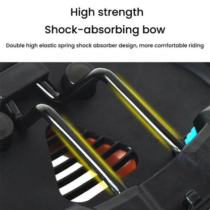 FMFXTRA Thickened Bicycle Saddle Mountain Bike Shaped Saddle, Color: Black - Bicycle Saddle by FMFXTRA | Online Shopping UK | buy2fix