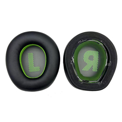 For JBL Quantum Q910 / Q910X / Q910P Headphones Accessories 1pair Black Green Earpads - Earmuff & Pad by buy2fix | Online Shopping UK | buy2fix