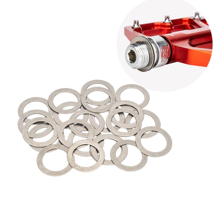 20pcs ZTTO Bicycle Pedal Stainless Steel Washer Mountain Bike Disc Protection Gasket - Others by ZTTO | Online Shopping UK | buy2fix