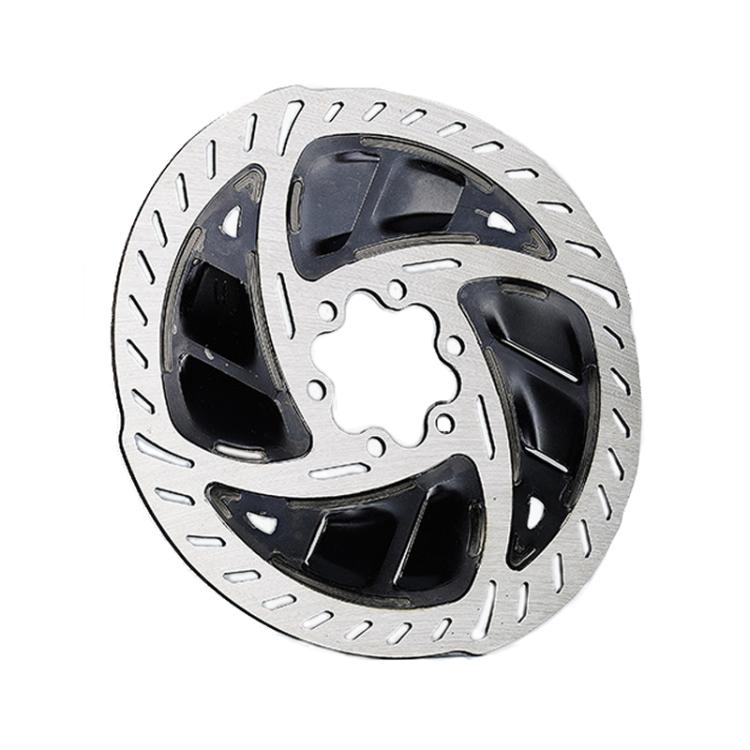 RACEWORK RK152 Mountain Bike Six-nail Heat Dissipation Wear-resistant Disc(Black 160mm) - Bicycle Brake Parts by RACEWORK | Online Shopping UK | buy2fix
