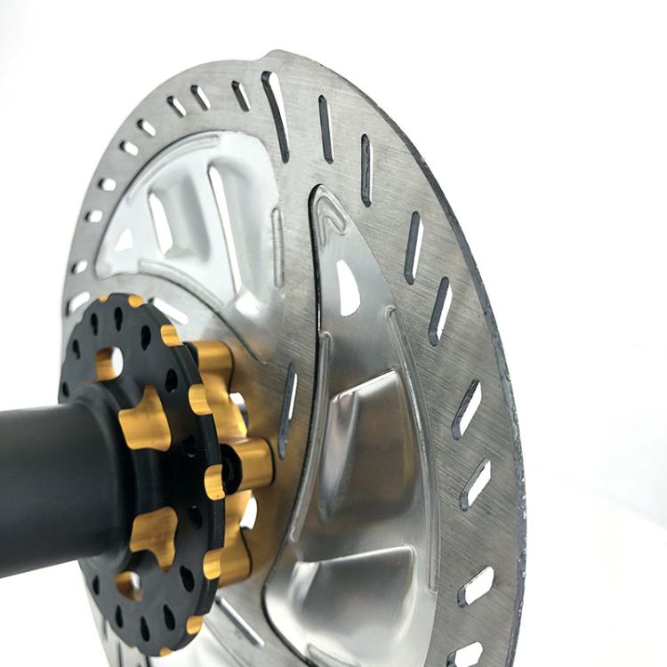 RACEWORK RK152 Mountain Bike Six-nail Heat Dissipation Wear-resistant Disc(Black 160mm) - Bicycle Brake Parts by RACEWORK | Online Shopping UK | buy2fix