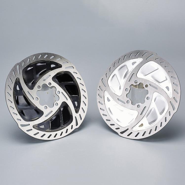 RACEWORK RK152 Mountain Bike Six-nail Heat Dissipation Wear-resistant Disc(Black 160mm) - Bicycle Brake Parts by RACEWORK | Online Shopping UK | buy2fix