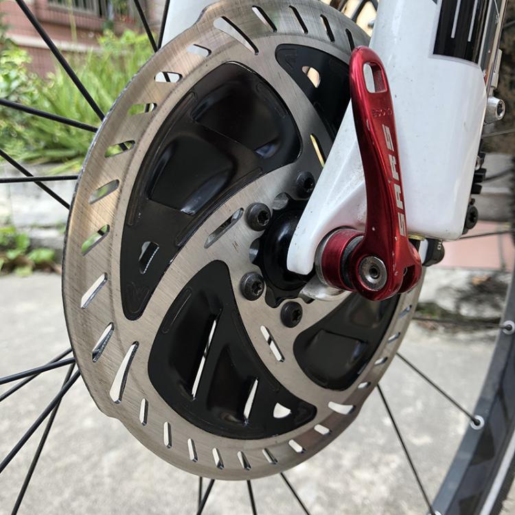 RACEWORK RK152 Mountain Bike Six-nail Heat Dissipation Wear-resistant Disc(Silver 140mm) - Bicycle Brake Parts by RACEWORK | Online Shopping UK | buy2fix