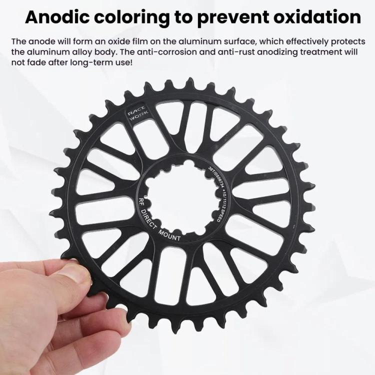 RACEWORK RK7788 Mountain Bike Direct Mount Chainwheel Road Bike Chainring, Spec: MTB 38T - Bicycle Chains & Rounds by RACEWORK | Online Shopping UK | buy2fix